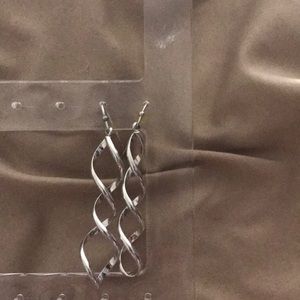 Park lane swirling hoop earrings